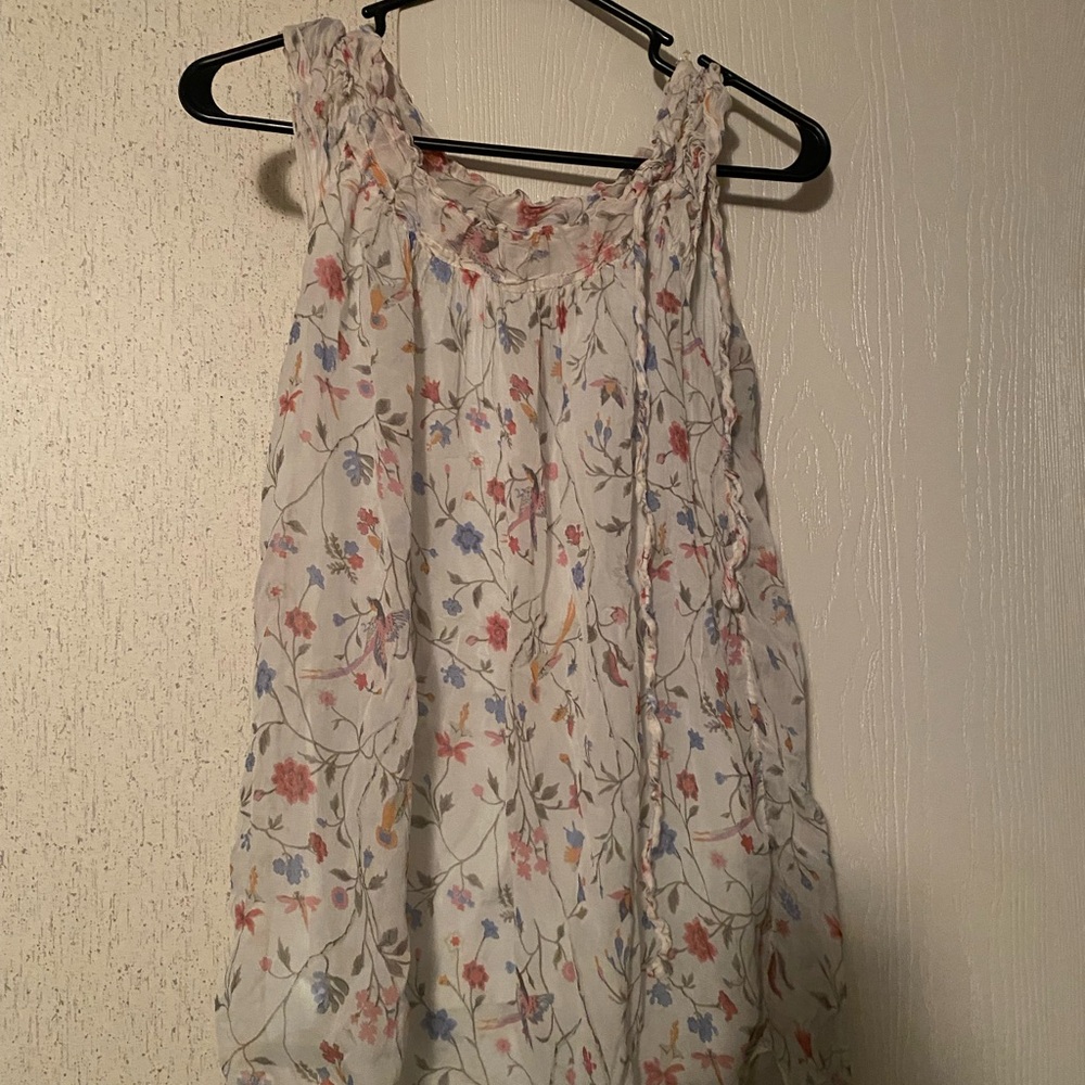 Floral Sleeveless Top